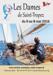 Dames de Saint-Tropez 20116, affiche, yachting classique, www.yachtinglassique.com