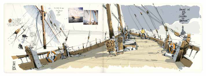boutre, plan de pont, yachting classique, www.yachtingclassique.com