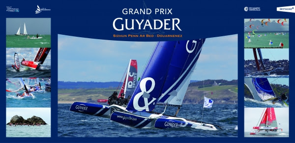 Affiche du Grand Prix Guyader 2017, du 29 avril au 8 mai 2017, Douarnenez, yahcting classique, www.yachtingclassique.com