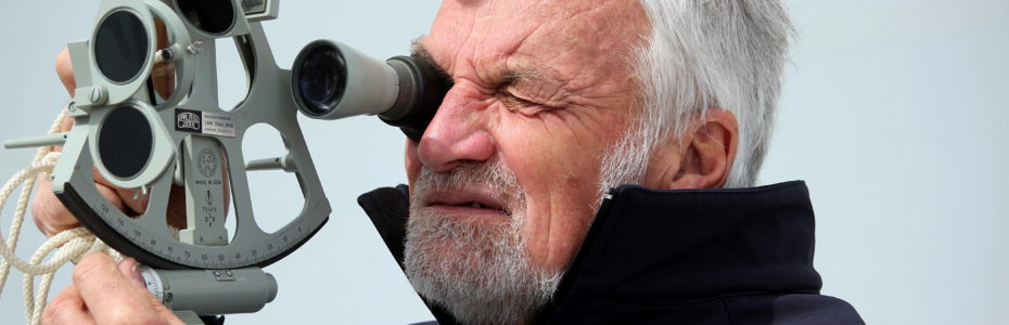 Jean Luc Van den Heede, sextant, navigation sans électronique, yachting classique, golden globe race 2018