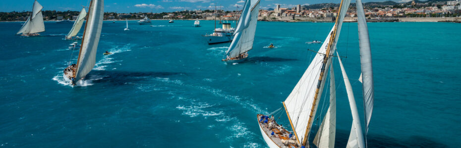 Lesvoiles d'Antibes, des régates toujours techniques dans un vent ... joueur de cache cache